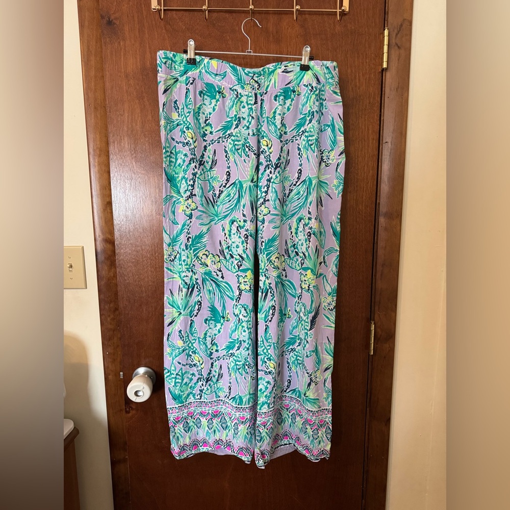 Lilly Pulitzer bal harbour palazzo pants XL